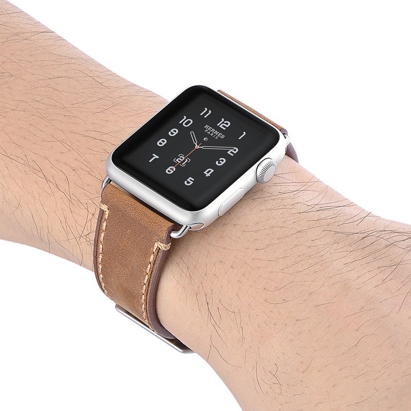 Ultra-Strong Leather Apple Watch Band