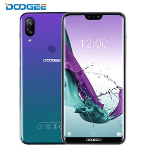 DOOGEE N10 mobile Phone Octa-Core 3GB RAM 32GB ROM 5.84inch FHD+ 19:9 Display 16.0MP Front Camera 3360mAh Android 8.1 4GLTE 2019