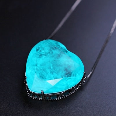 Green Crystal  long chain necklaces  party jewelry