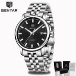 New BENYAR Men's Mechanical Watches Automatic Mens watches Top Brand Luxury watch men WristWatch Military Relogio Masculino 2019