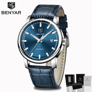 New BENYAR Men's Mechanical Watches Automatic Mens watches Top Brand Luxury watch men WristWatch Military Relogio Masculino 2019