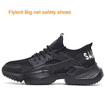 Lightweight  Safety Shoes Men's Steel Toe  Anti-smashing  Work Sneakers breathable wear-resisting  work shoes