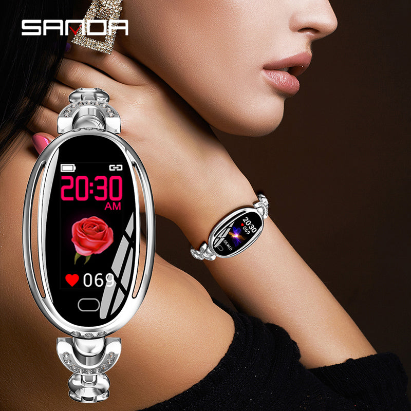 SANDA Smart Watch Women Heart Rate Monitor 14 Days Standby Fitness Bracelet Waterproof Pedometer Tracker Connect IOS Android