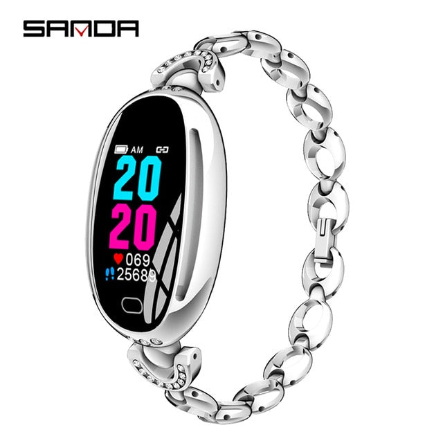 SANDA Smart Watch Women Heart Rate Monitor 14 Days Standby Fitness Bracelet Waterproof Pedometer Tracker Connect IOS Android