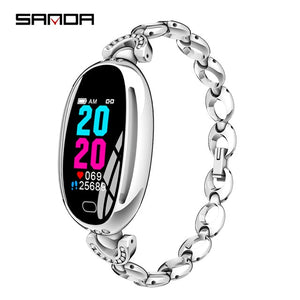 SANDA Smart Watch Women Heart Rate Monitor 14 Days Standby Fitness Bracelet Waterproof Pedometer Tracker Connect IOS Android