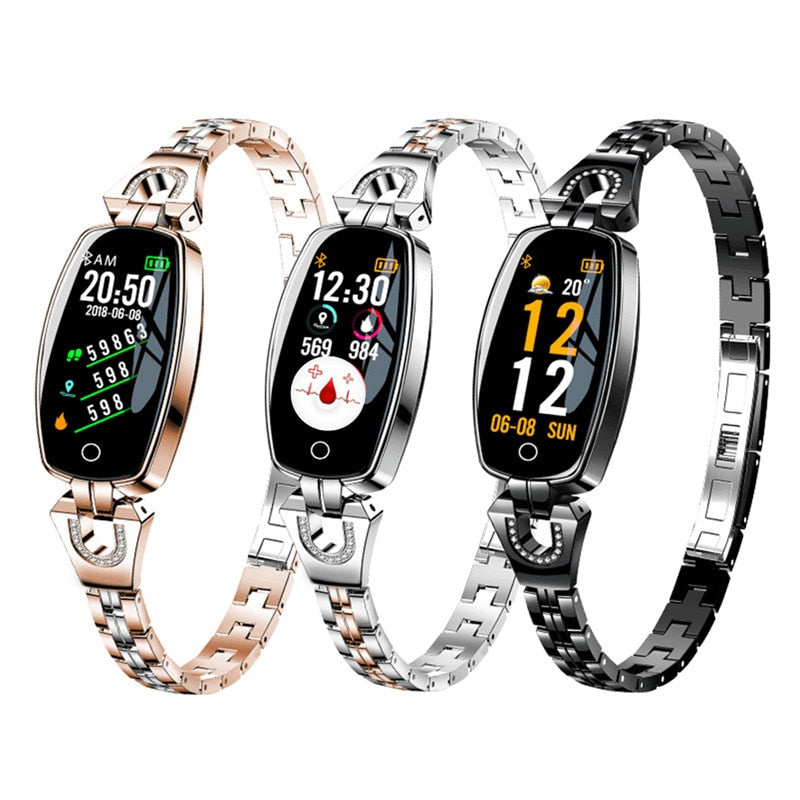 H8 Smart Watch Women 2019 Waterproof Heart Rate Monitoring Bluetooth For Android IOS Fitness Bracelet Smartwatch Drop Shipping