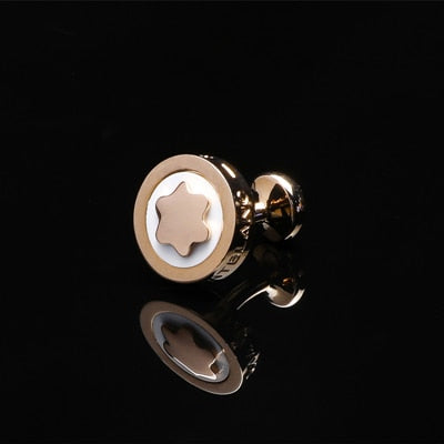 FLEXFIL Luxury shirt cufflinks for men's Brand cuff buttons cuff links gemelos High Quality round wedding abotoaduras Jewelry