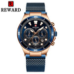 Relojes Hombre Watch Men Waterproof Chronograph Sport Military Male Clock Top Brand Luxury Blue Man Wristwatch Relogio Masculino