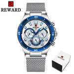 Relojes Hombre Watch Men Waterproof Chronograph Sport Military Male Clock Top Brand Luxury Blue Man Wristwatch Relogio Masculino