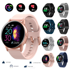 New Fitness Tracker Women Smart Watch Men Smartwatch IP68 Waterproof Bracelet Heart Rate Monitor Sport Wristband For Android IOS