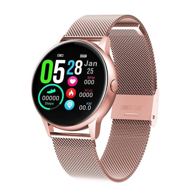 New Fitness Tracker Women Smart Watch Men Smartwatch IP68 Waterproof Bracelet Heart Rate Monitor Sport Wristband For Android IOS