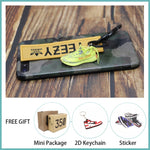 Handmade Boost 350 V2 3D Mini Sneakers Keychain Small Shoes Model AJ Key Ring High Quality Fashion Jewelry