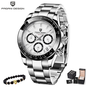 PAGANI DESIGN 2019 New Men's Watches Sport Quartz Watch Men Steel Waterproof Clock Male Fashion Chronograph Relogio Masculino