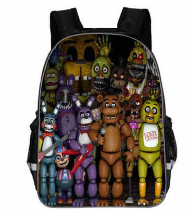 Five Nights At Freddy`s Backpack For Teenagers Girls Boys Children School Bags Five Nights At Freddys School Backpacks Chica Bag