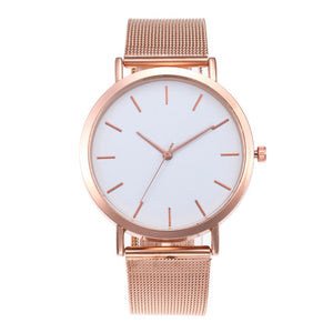 Fashion Women Watches Simple Romantic Rose Gold Strap Watch Women's Wrist Watch Ladies Clock relogio feminino zegarek damski