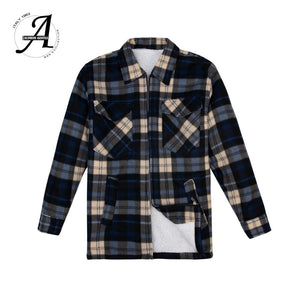 Thick Flannel Style Plaid Shirt Men Casual Long Sleeve Winter Fashion 2019 Male Shirt Chemise Homme Camisa Social Masculina