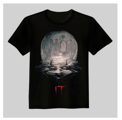 NEW 3D Printed T-Shirt Stephen King It Movie 2019 Pennywise Horror Clown Men Women