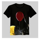 NEW 3D Printed T-Shirt Stephen King It Movie 2019 Pennywise Horror Clown Men Women