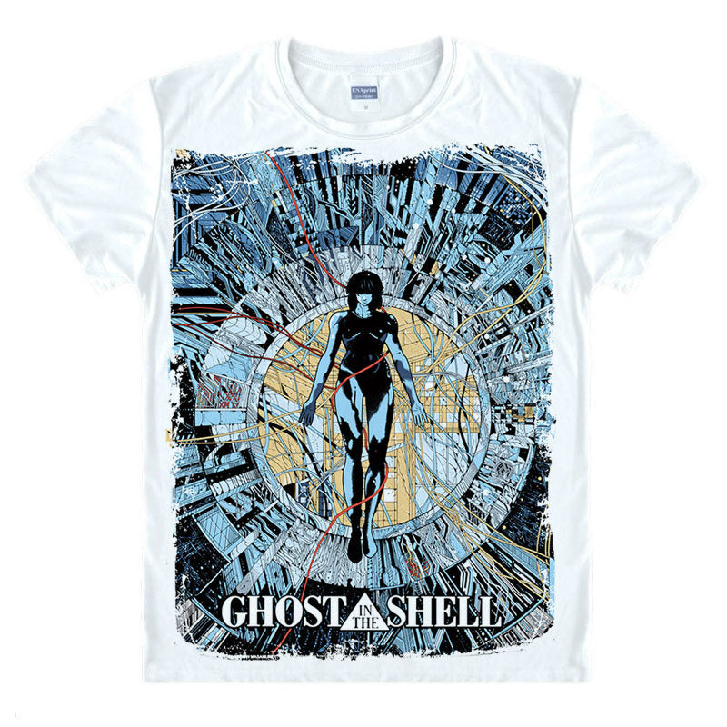 Ghost In The Shell t-shirt Top Men T Shirt Clothing Short Sleeve Brand Unisex TEE Shirt