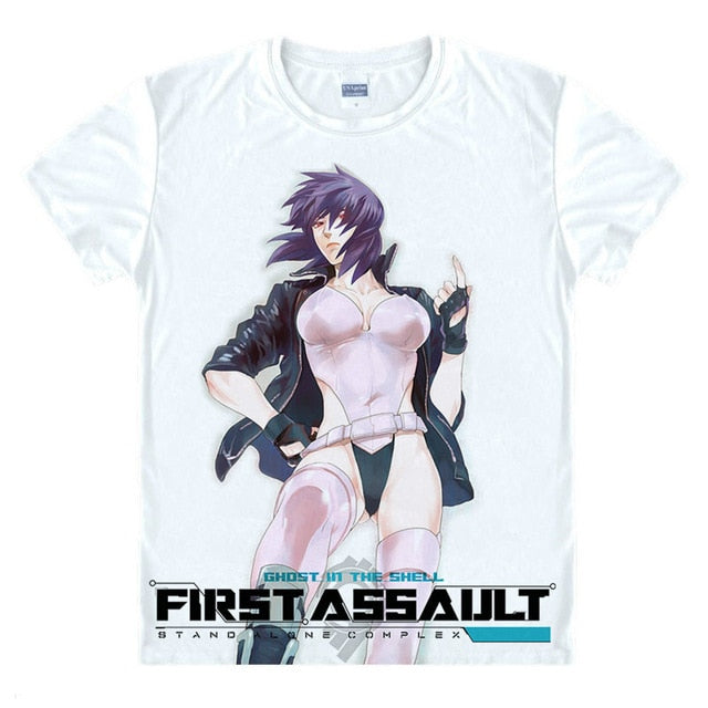 Ghost In The Shell t-shirt Top Men T Shirt Clothing Short Sleeve Brand Unisex TEE Shirt