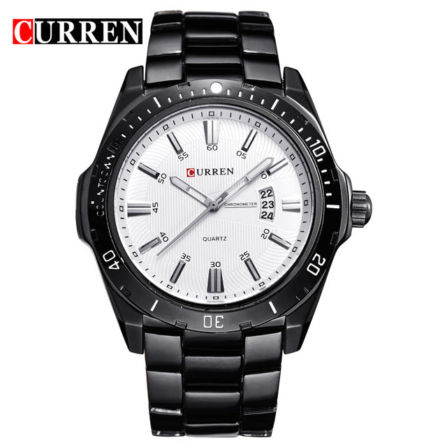 Watches men luxury brand Watch CURREN quartz sport military men full steel wristwatches dive 30m Casual watch relogio masculino