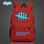 FVIP Cool Game Backpack Dead By Daylight Luminous Backpacks For Teenagers School Bag Travel Bags