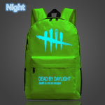 FVIP Cool Game Backpack Dead By Daylight Luminous Backpacks For Teenagers School Bag Travel Bags