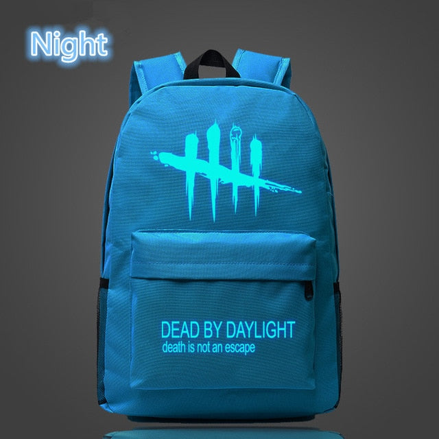 FVIP Cool Game Backpack Dead By Daylight Luminous Backpacks For Teenagers School Bag Travel Bags