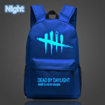 FVIP Cool Game Backpack Dead By Daylight Luminous Backpacks For Teenagers School Bag Travel Bags