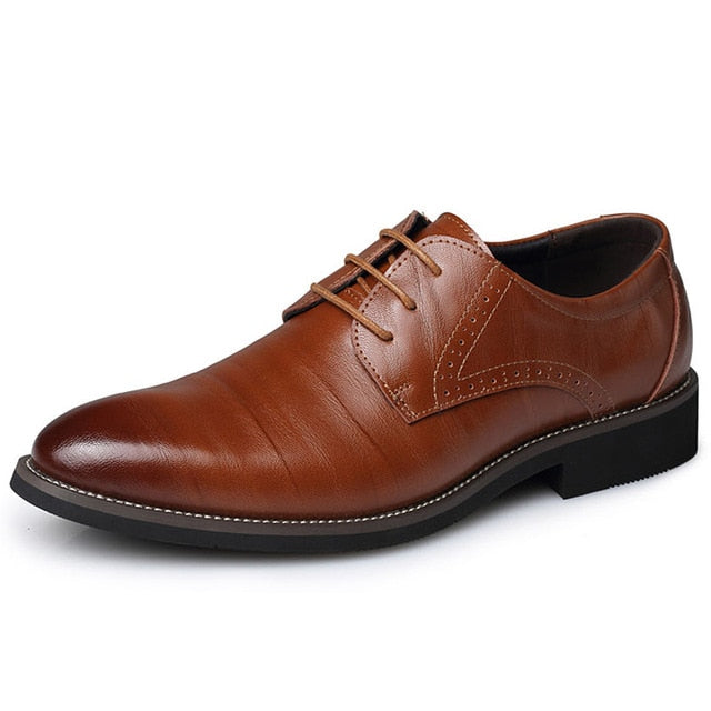 Summer Fashion Men Casual Shoes Classic Genuine Leather Flats Male Formal Oxford Dress Shoe Luxury Zapatos Hombre Plus Size 2019