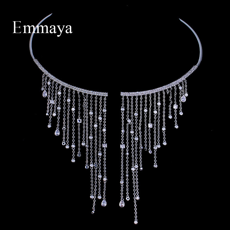 Emmaya Chocker Necklace Jewelry Popular Zircon Romantic Charm Romantic