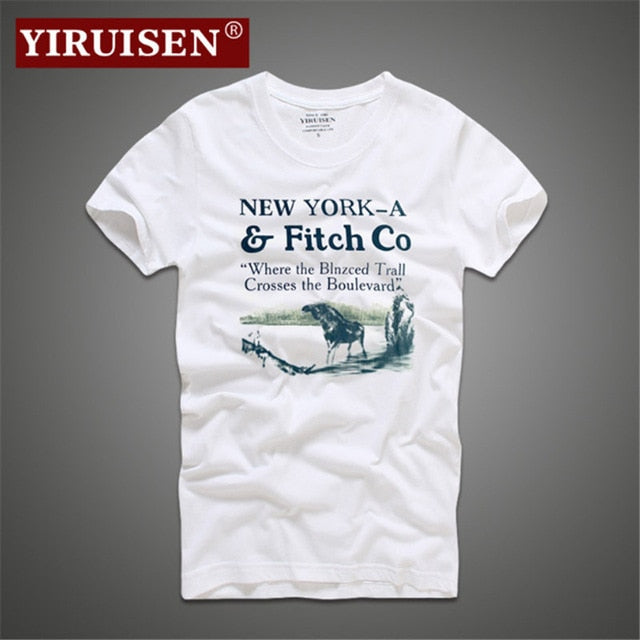 Men T-shirt Short Sleeve 100% Cotton  T Shirt