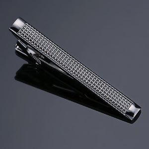 DY new high-quality enamel men's wedding tie clip high-end brand luxury design exquisite pattern crystal tie clip Free Delivery