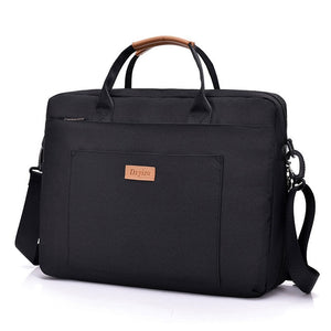 Men Canvas Business Briefcase Office Travel Messenger Large Tote Women's Computer Work Bag Business Trip File Package Laptop Bag