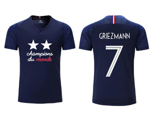 Hot France 2018 world Champions men T-shirt