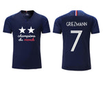 Hot France 2018 world Champions men T-shirt