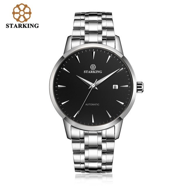 STARKING Original Brand Watch Men Automatic Self-wind Stainless Steel 5atm Waterproof Business Men Wrist Watch Timepieces AM0184