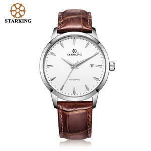 STARKING Original Brand Watch Men Automatic Self-wind Stainless Steel 5atm Waterproof Business Men Wrist Watch Timepieces AM0184