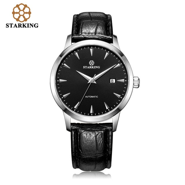 STARKING Original Brand Watch Men Automatic Self-wind Stainless Steel 5atm Waterproof Business Men Wrist Watch Timepieces AM0184