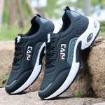 Men Running Shoes Air Cushion Sneakers Breathable Outdoor Walking Sport Shoes For Male Lace-up Casual Shoes Bubble Men Footwear