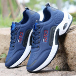 Men Running Shoes Air Cushion Sneakers Breathable Outdoor Walking Sport Shoes For Male Lace-up Casual Shoes Bubble Men Footwear