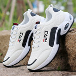 Men Running Shoes Air Cushion Sneakers Breathable Outdoor Walking Sport Shoes For Male Lace-up Casual Shoes Bubble Men Footwear