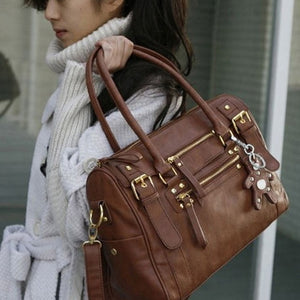 women's Handbag Vintage Belt Bear Casual Tote Female Shoulder Bag Messenger Bag Casual Bag