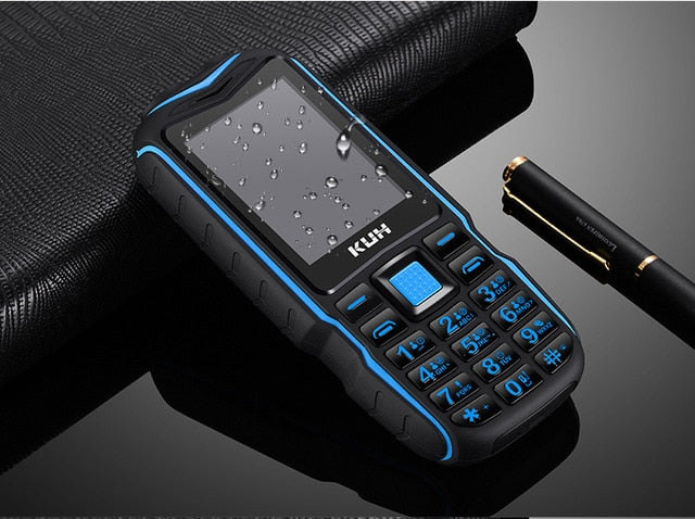 Original Mini Power Bank Phone KUH T3 Big voice 2.4 Inch Dual High Flashlight Quick Dial Rugged Cellphone