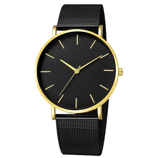 Simplicity Modern Quartz Watch Women Mesh Stainless Steel Bracelet High Quality Casual Wrist Watch for Woman Montre Femme D20