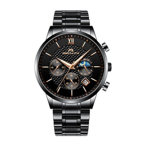 MEGALITH Luxury Mens Watches Casual Chronograph Date Calendar Military Sport Watches Men Waterproof Stainless Steel Watch Mens