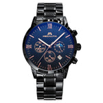 MEGALITH Luxury Mens Watches Casual Chronograph Date Calendar Military Sport Watches Men Waterproof Stainless Steel Watch Mens