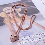 Hot Brand Fashion Jewelry High Quality Leopard Pendant Necklace