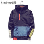 XingDeng Casual Waterproof Hooded fashion Men's top Jackets Coats Men Outerwear Casual Brand Male Clothing Plus 5XL